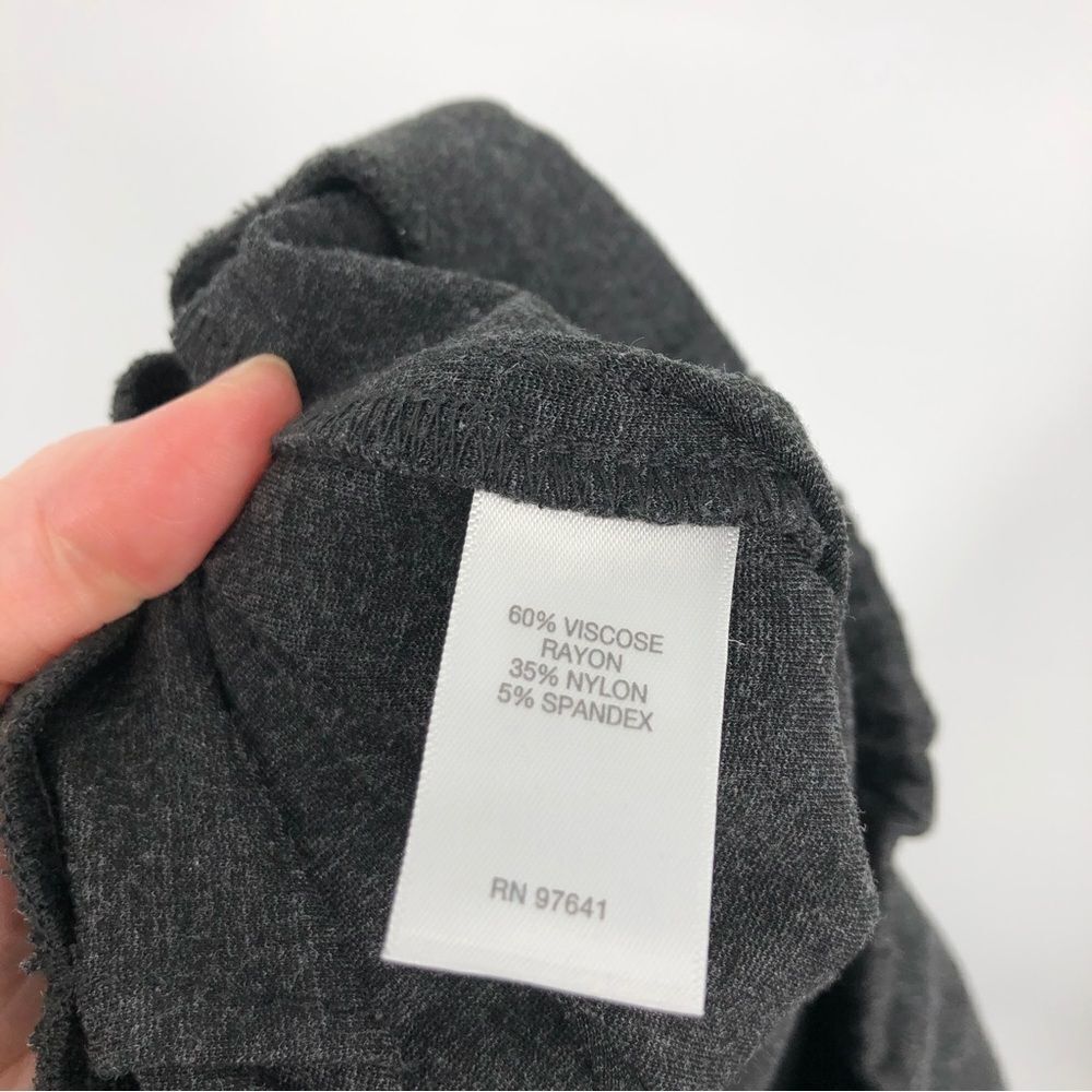 J. Jill Ponte Slim‎ Leg Pants Womens MP Charcoal Gray - Picture 7 of 9